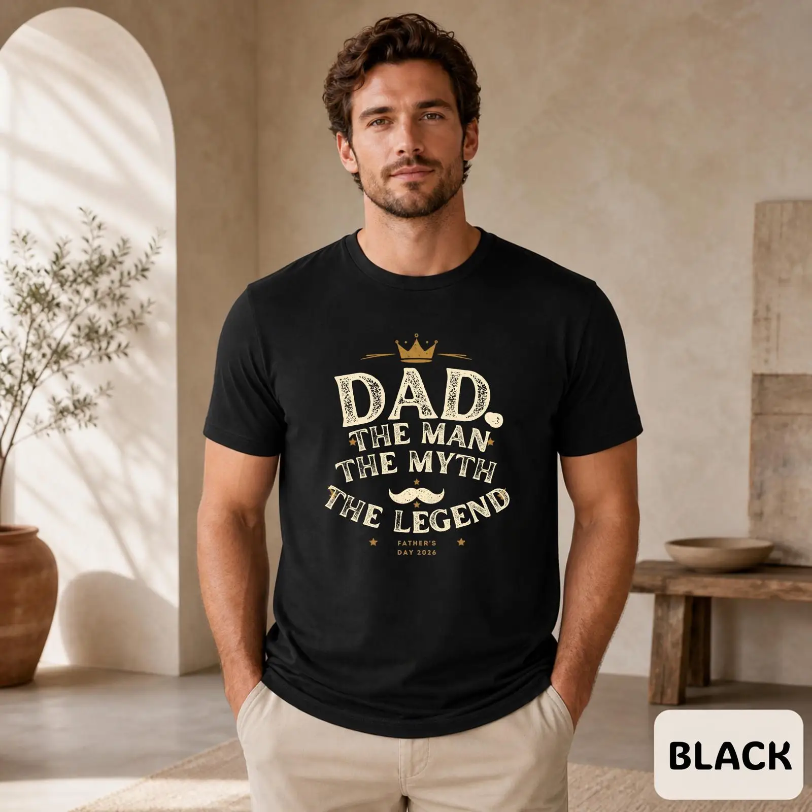 Men'S Fashion Outfit Ideas - Papa Legende T-shirt Vader Mythe Streetwear
