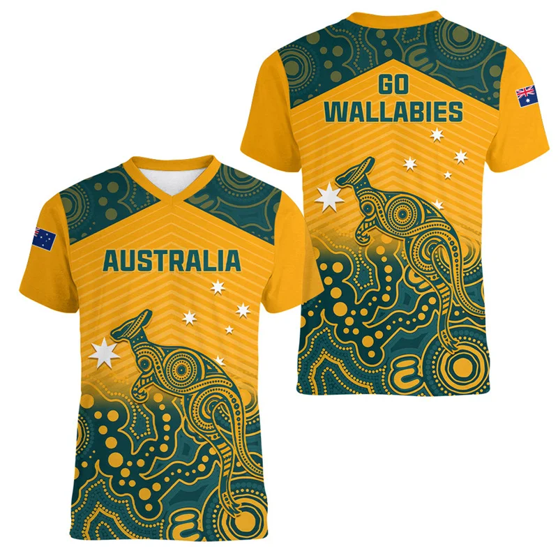 Mens Fashion Australia - Unisex 2026 Australië Kangoeroe Dieren 3D
