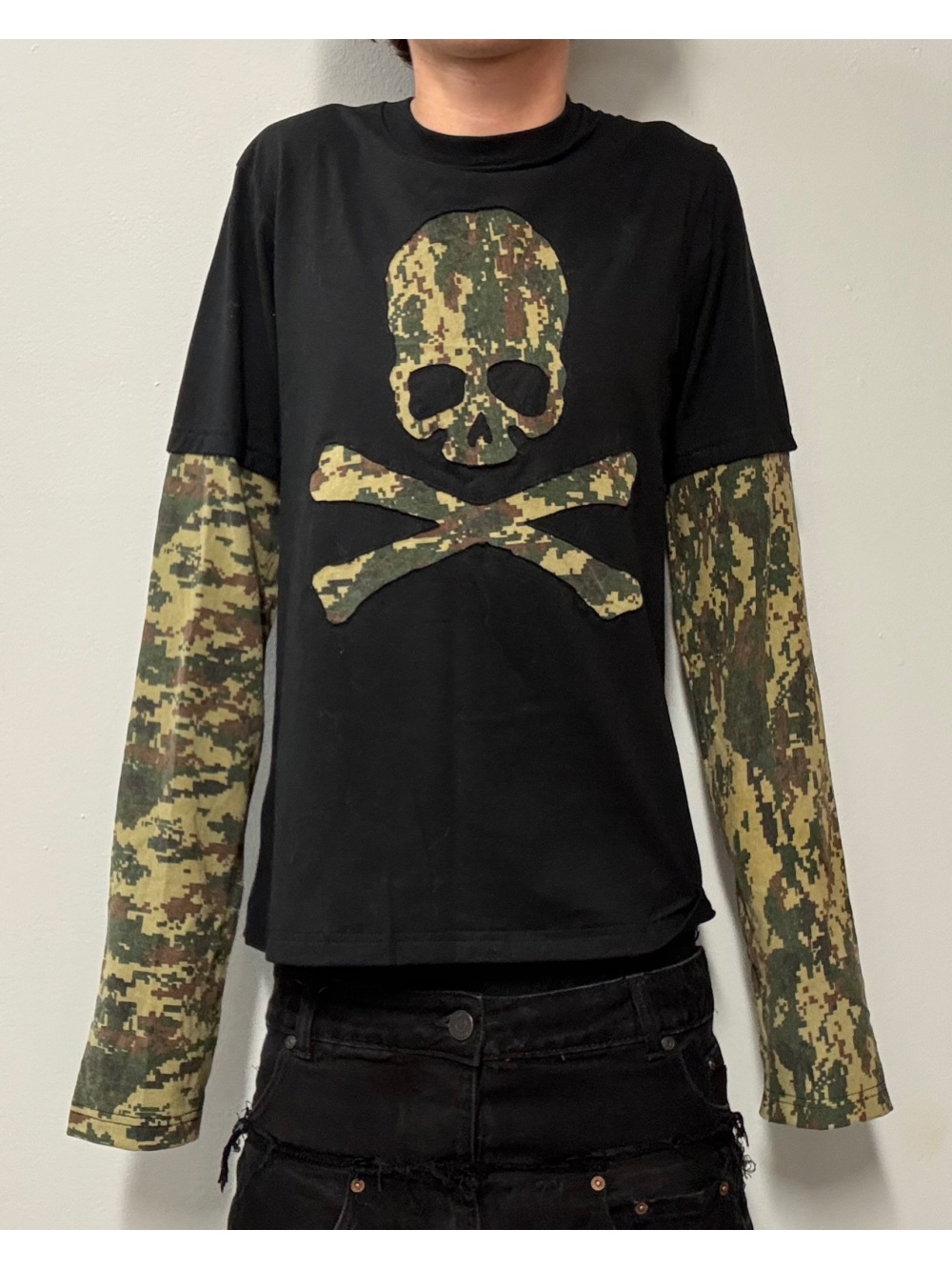 Mens Fashion Trends 2026 - 2026 nieuwe Amerikaanse retro camouflage skeleton