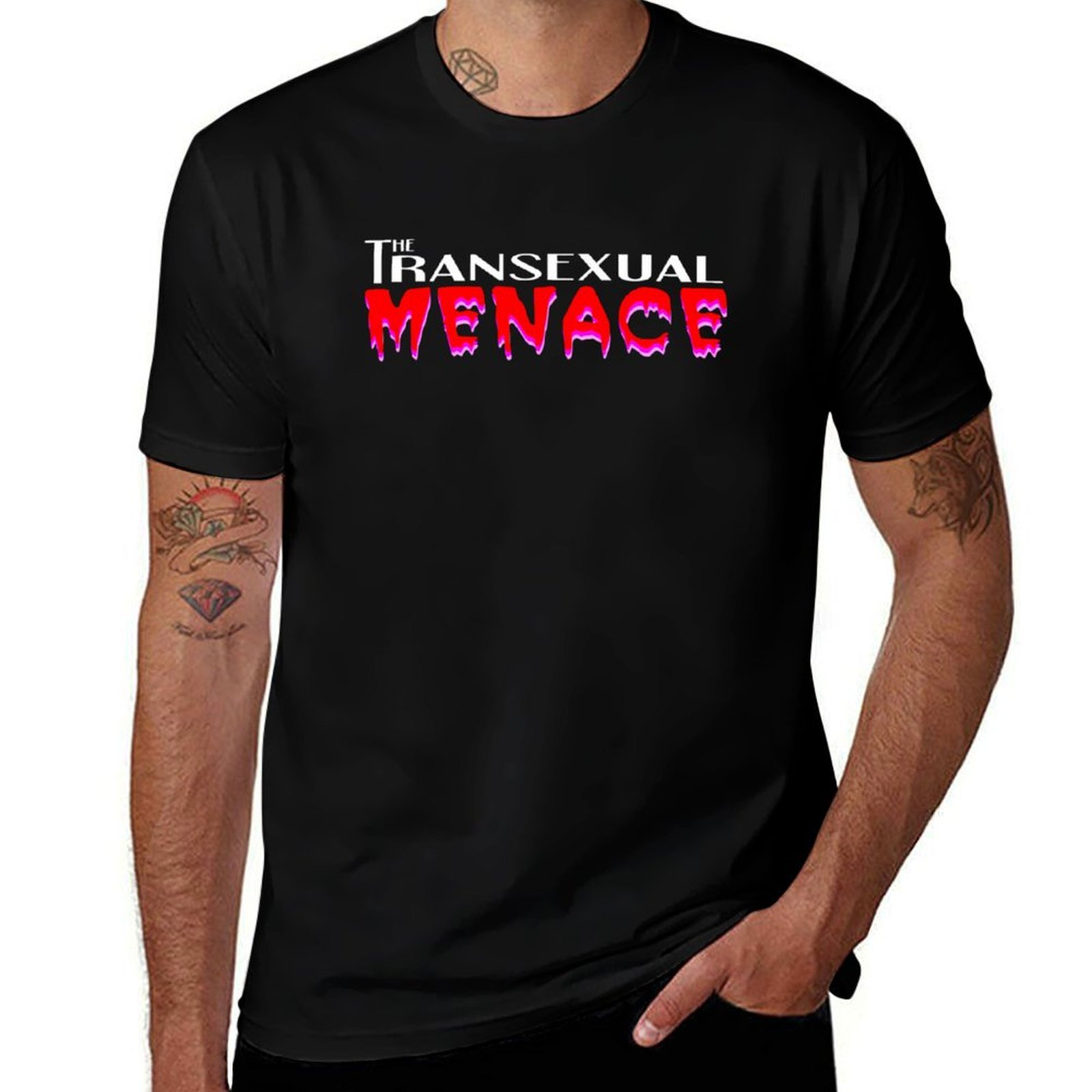 Men'S Fashion History - The Transexual Menace (Mimeografische Geschiedenis) T-Shirt