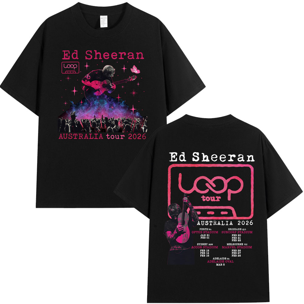 Mens Fashion Australia - Ed Sheeran Loop Tour Australië 2026