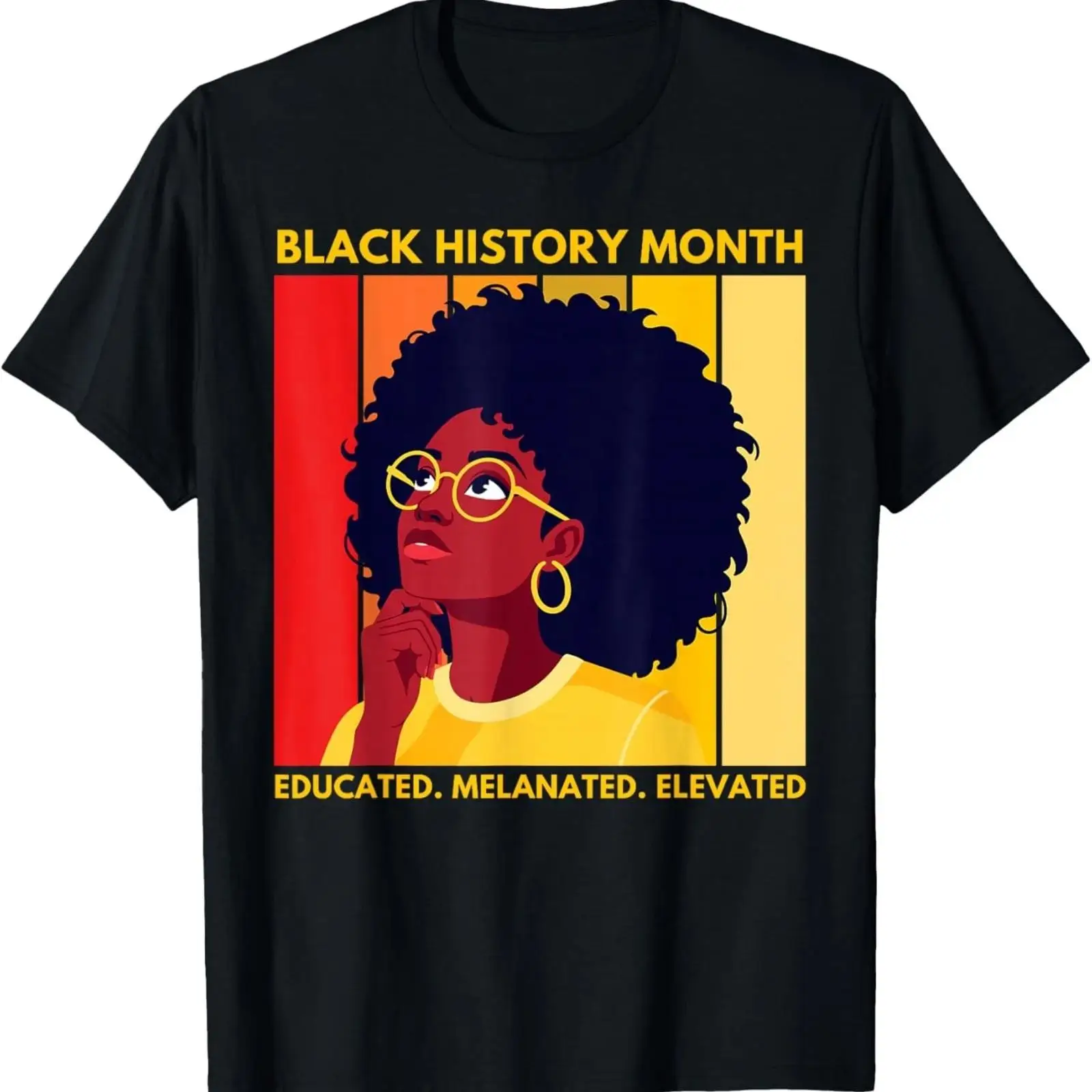 Men'S Fashion History - Black History Month Afro-Amerikaans T-shirt unisex