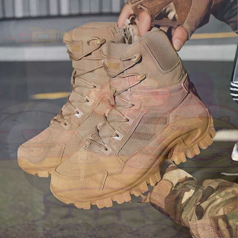 Men'S Fashion Outfit Ideas - Tan Long Barrel Deadlift Casual Sneakers