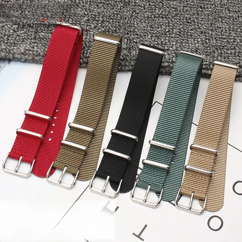 Mens Fashion In 1920 - Universele Duurzame Nylon Horlogeband Voor Seiko
