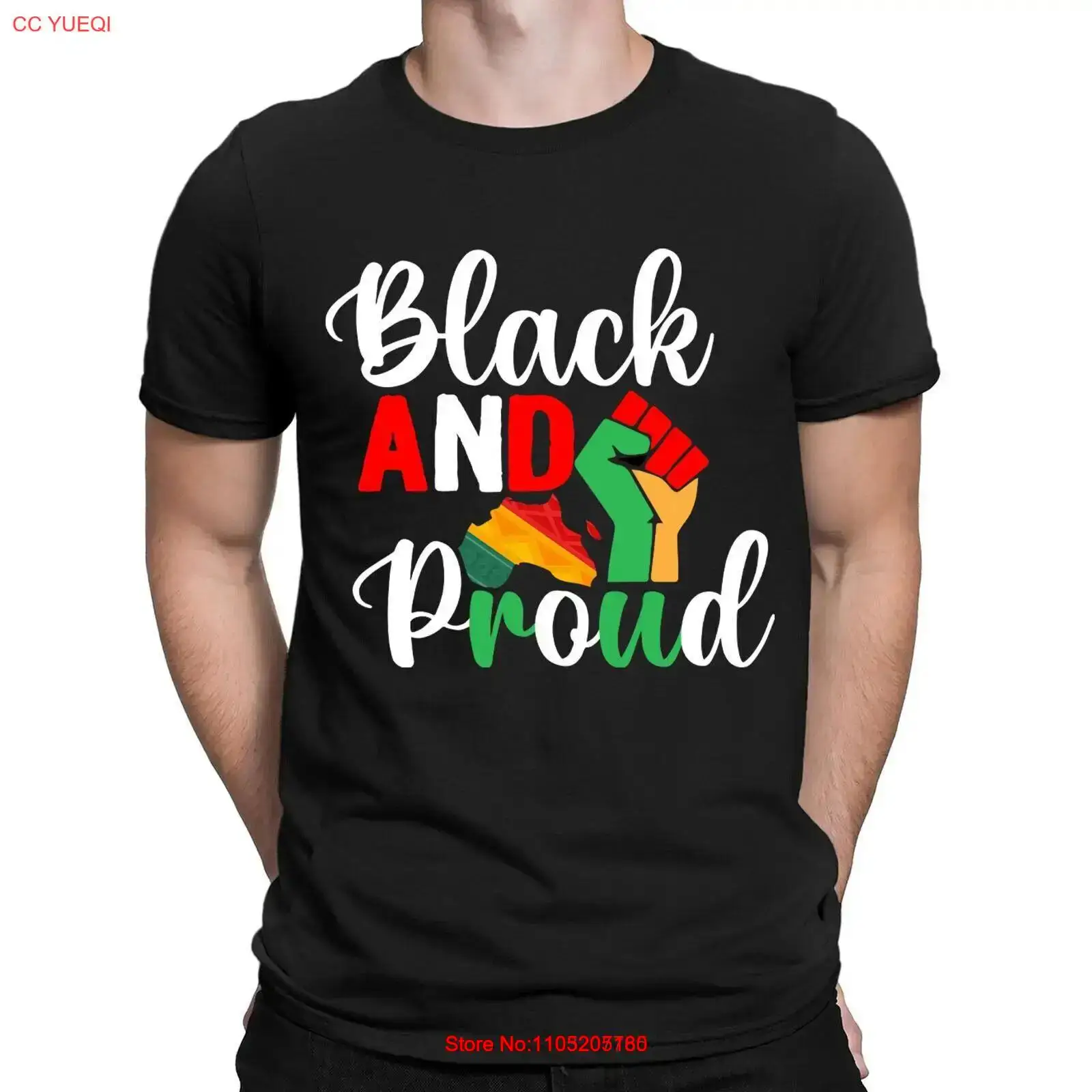 Men'S Fashion History - Black And Proud Pride History T-shirt