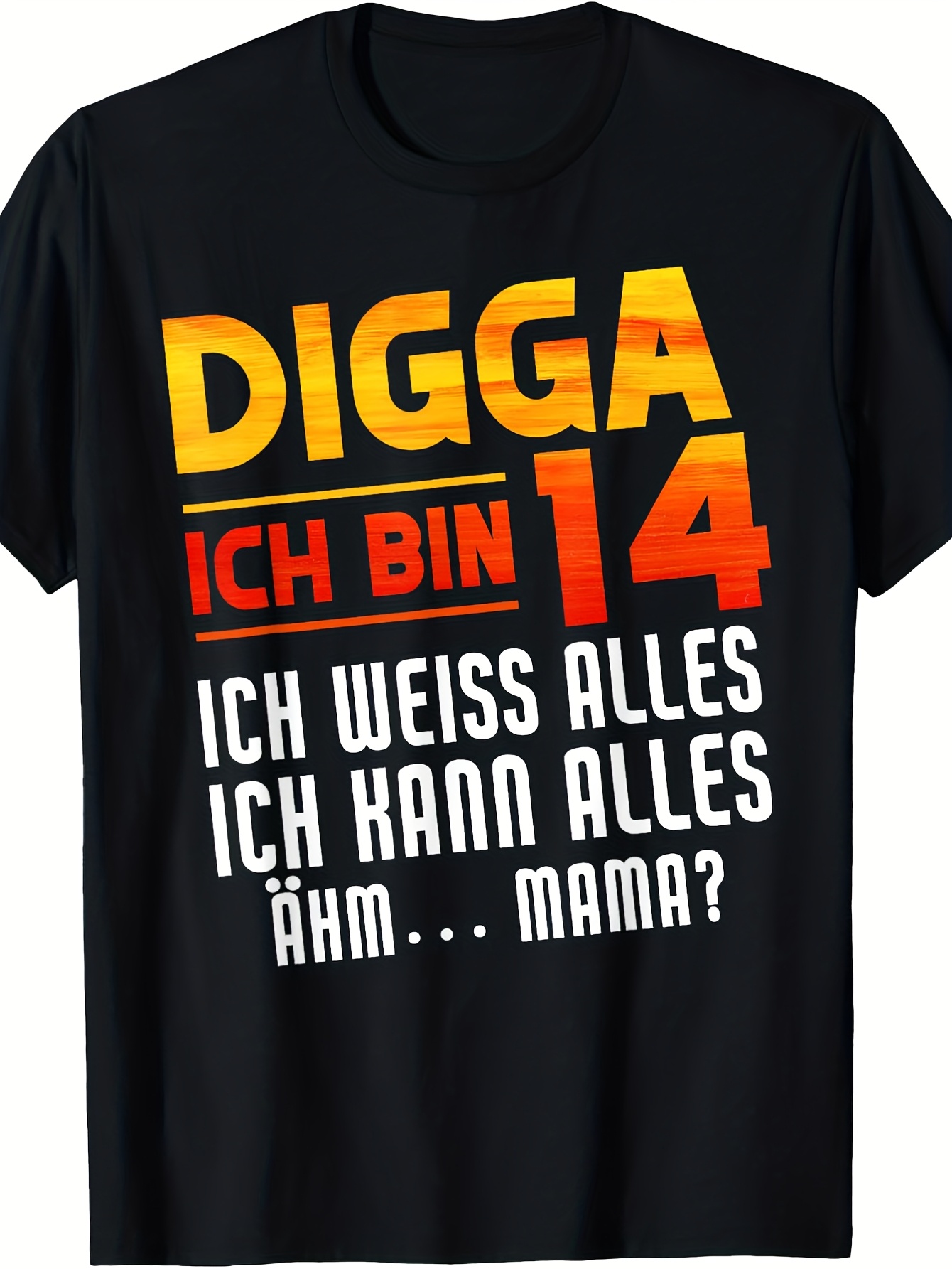 Men'S Fashion Outfit Ideas - Grappig Duits Verjaardagsquote T-Shirt voor Mannen