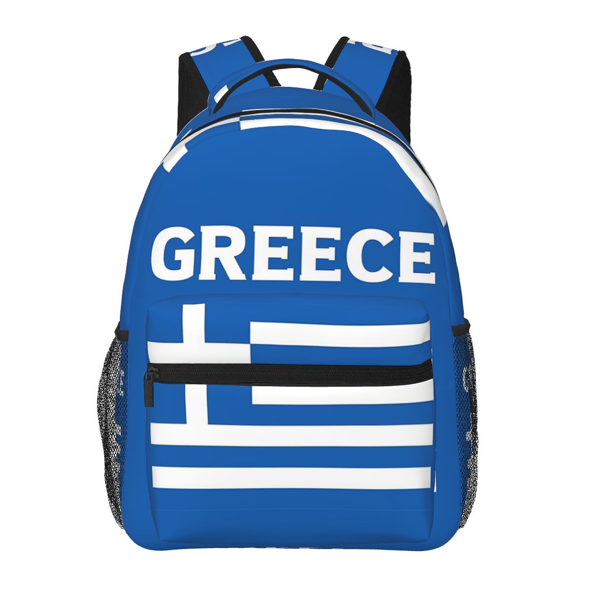 Men'S Fashion Greece - Griekenland Griekse vlag Studentenrugzak Schooltas Wandelen
