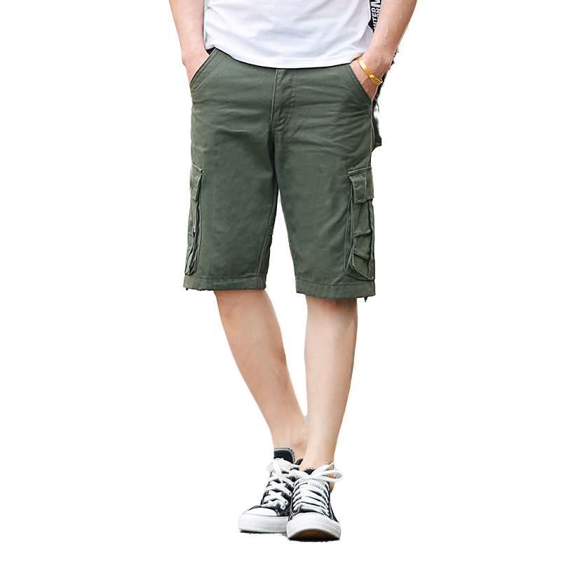 Mens Fashion Cargo Pants - Herenshorts met zakken, zomermode, ademend, 100%