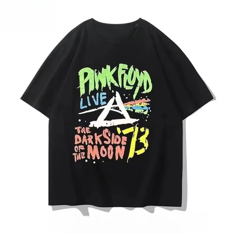Pink Floyd T-shirt met grafisc - Men'S Fashion Pink Shirt recensie en prijs