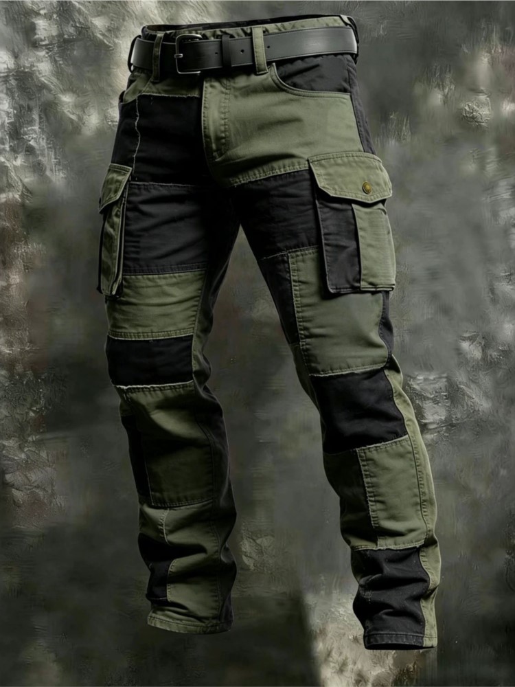 Katoenen heren cargobroeken Ka - Mens Fashion Cargo Pants recensie en prijs