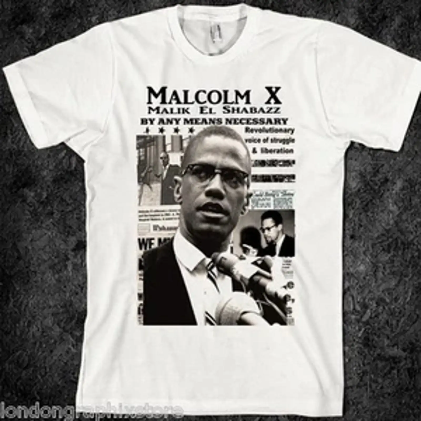 Malcolm X T-shirt Zwart Histor - Men'S Fashion History recensie en prijs