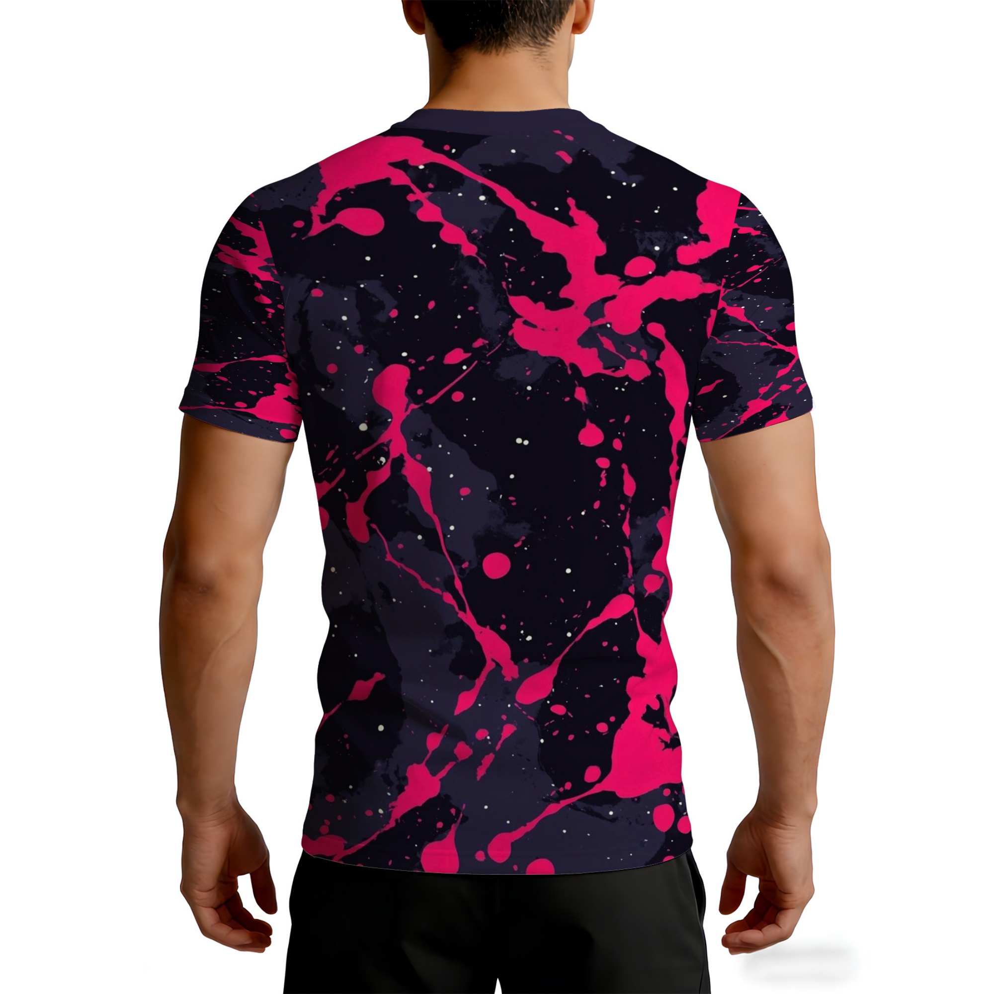 Hiphop streetwear T-shirt met  - Men'S Fashion Pink Shirt recensie en prijs