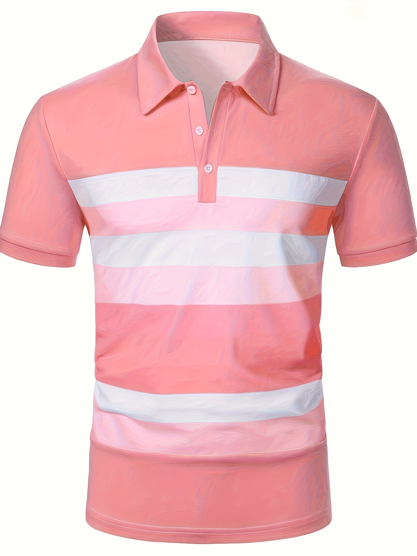 Zomer roze gestreept herenover - Men'S Fashion Pink Shirt recensie en prijs