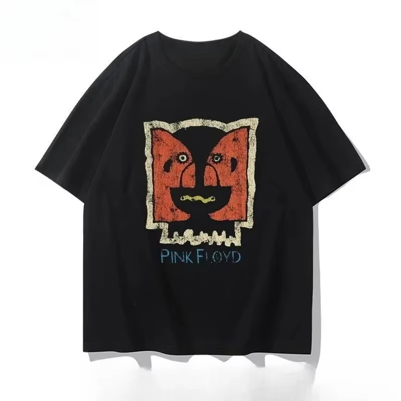Pink Floyd T-shirt met grafisc - Men'S Fashion Pink Shirt recensie en prijs