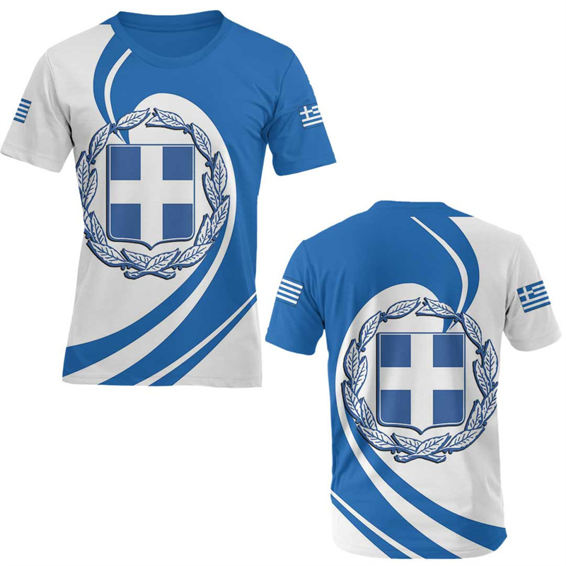Griekenland Vlag Kaart 3d Bedr - Men'S Fashion Greece recensie en prijs
