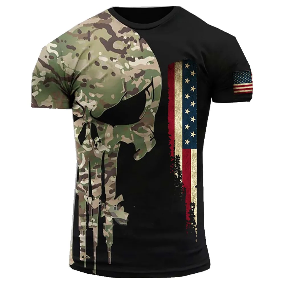 Zomer Nieuw Militair Bedrukt H - Military Shirt Men recensie en prijs