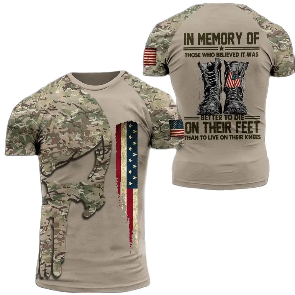 Zomer Nieuw Militair Bedrukt H - Military Shirt Men recensie en prijs