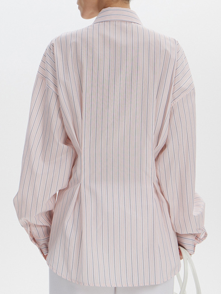 YERMORA Roze Gestreepte Stropd - Men'S Fashion Pink Shirt recensie en prijs