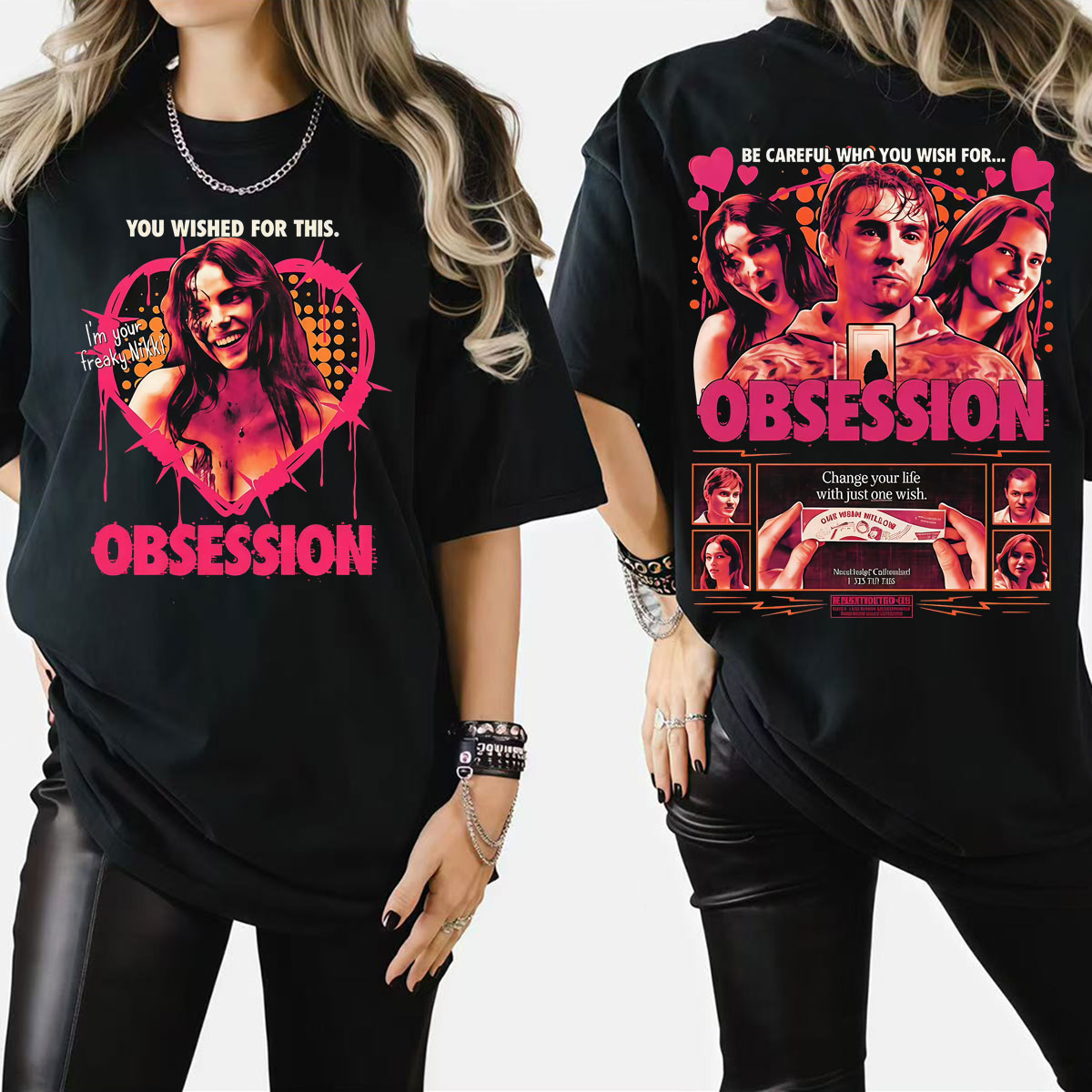 One Wish Willow Obsession Horr - Men'S Fashion Pink Shirt recensie en prijs