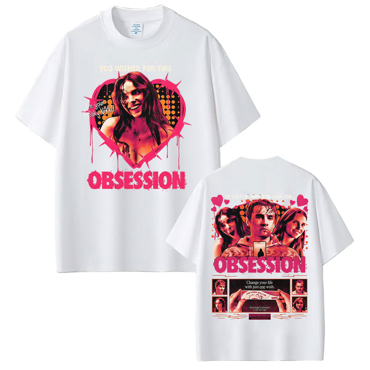 One Wish Willow Obsession Horr - Men'S Fashion Pink Shirt recensie en prijs