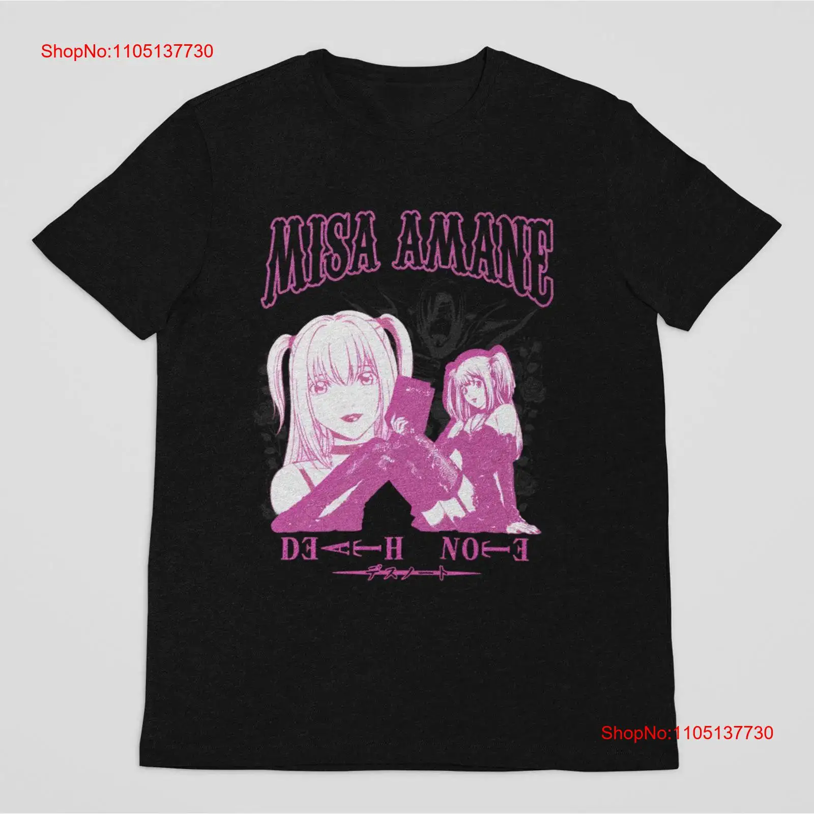 Vintage Anime Shinigami Zwart  - Men'S Fashion Pink Shirt recensie en prijs
