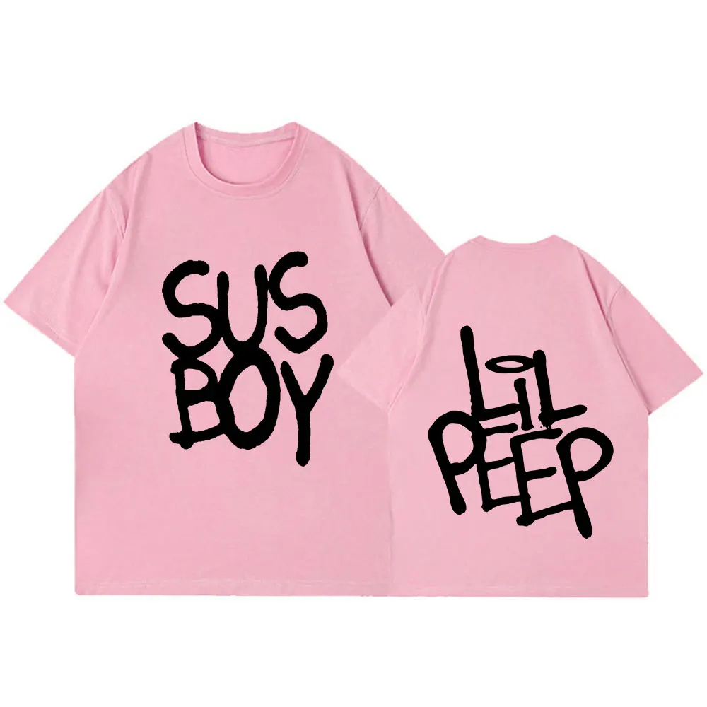 Hot Rapper Lil Peep Sus Boy Ro - Men'S Fashion Pink Shirt recensie en prijs