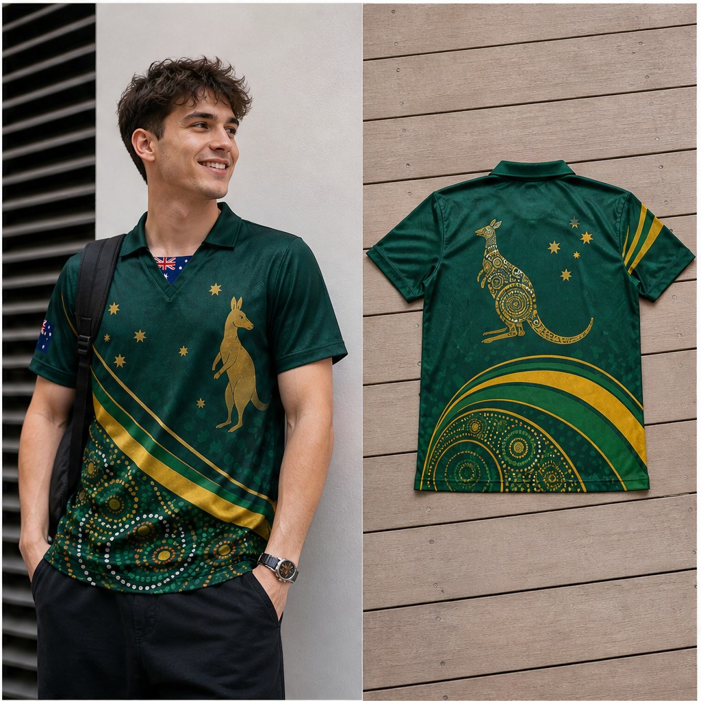 Herenshirt Australië Kangoeroe - Mens Fashion Australia recensie en prijs