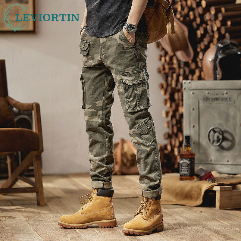 2025 Vier Seizoenen Herenmode  - Mens Fashion Camo Pants recensie en prijs