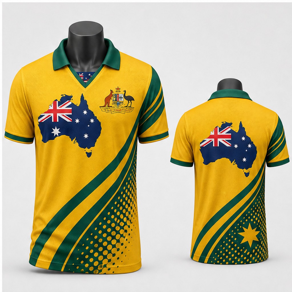 Herenshirt Australië met sierl - Mens Fashion Australia recensie en prijs