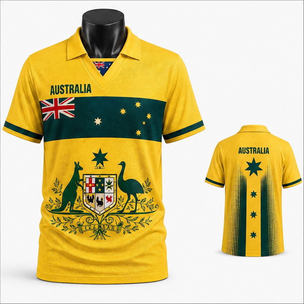 Herenshirt Australië met sierl - Mens Fashion Australia recensie en prijs